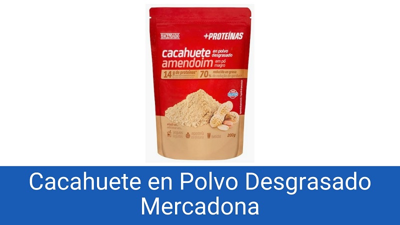 Cacahuete en Polvo Desgrasado Mercadona